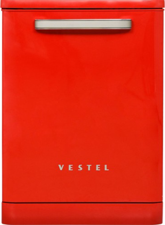 Vestel BM 5001 Retro Kırmızı 5 Programlı Bulaşık Makinesi