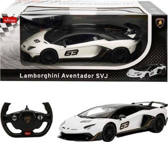 Rastar 1:14 Uzaktan Kumandalı Araba Lamborghini Aventador SVJ Işıklı Araba 34 Cm