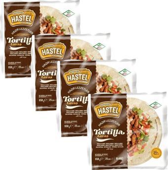 Hastel Tortilla Lavaş 10 Adet 650 Gr X 4 Paket