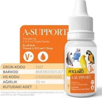 PETGUARD KUŞ VİT A SUPPORT 30 ml.