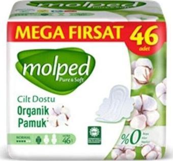 Molped Pure & Soft Normal 46'lı Mega Fırsat Hijyenik Ped