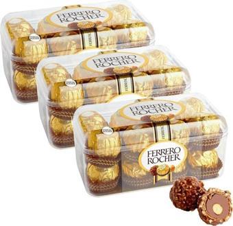 Ferrero Rocher Fındıklı Çikolata 200 gr 3'lü