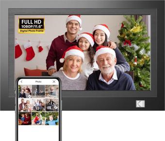 Kodak 11.6 Inc WiFi Dijital Resim Çerçevesi, 1920x1080 IPS FHD Dokunmatik Ekran