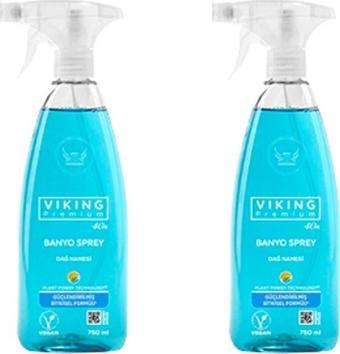 750ml Premıum Banyo Sprey Dağ Nanesi '2 Adet'' - Viking