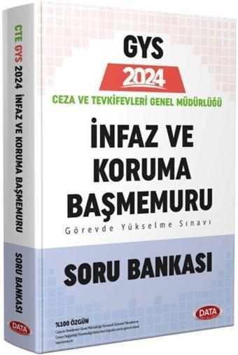 2024 GYS Adalet Bakanlığı Ceza Tevkifevleri İnfaz ve Koruma Başmemuru Soru Bankası - Data Yayınları