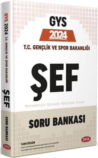 2024 GYS Gençlik ve Spor Bakanlığı Şef Soru Bankası - Data Yayınları