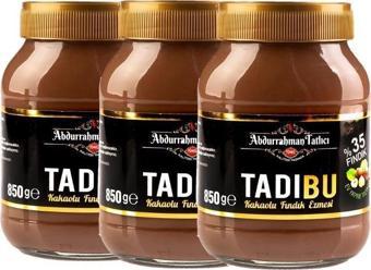 Abdurrahman Tatlıcı Tadıbu Kakaolu Fındık Ezmesi 850 gr x 3 Adet