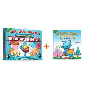 Adeda Dikkati Güçlendirme Seti 4 Yaş + Kitapçı Kedi - Adeda Yayıncılık