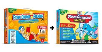Adeda Etkin Okuma ve Anlama Seti 2. Kademe +Balina Baliba Kutulu Set - Adeda Yayıncılık
