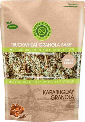 GLUTENSİZ FABRİKA YULAF & KARABUĞDAY GRANOLA 300 GRAM (FINDIK VE KAKOLU)