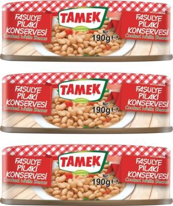 Tamek Fasulye Pilaki 190 Gr 3 Lü