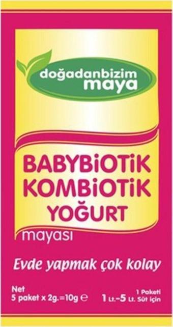 Doğadan Bizim Babybiotik Kombiotik Yoğurt Mayası 5 Li Paket