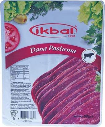 İkbal Dana Seçme Pastırma Dilimli 90 gr