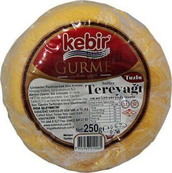 Kebir Gurme Tuzlu Tereyağı 250 Gr