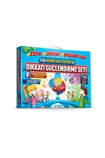Dikkati Güçlendirme Seti - 1. Sınıf - 7 Yaş - Osman Abalı - Adeda Yayıncılık