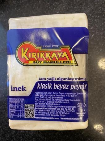 Kırıkkaya Ezine Inek Klasik Beyaz Peynir 500Gr