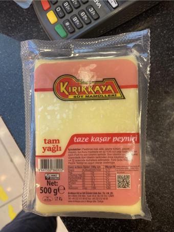 Kırıkkaya Taze Kaşar Peyniri 500Gr