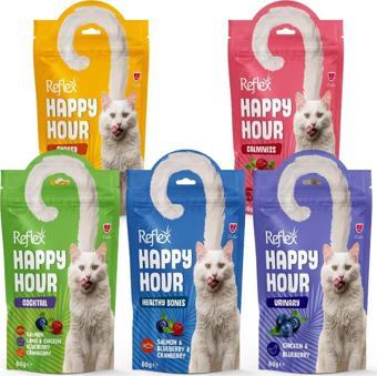 Reflex Happy Hour 5 Çeşit Kedi Ödül Maması