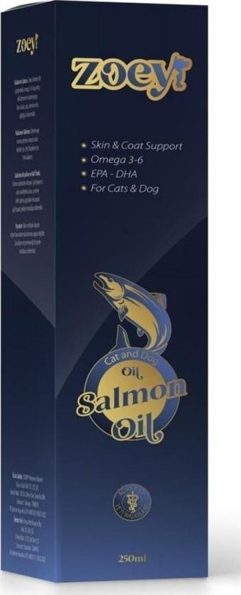 Zoey Salmon Oil Kedi ve Köpekler İçin Somon Yağı 200 ml