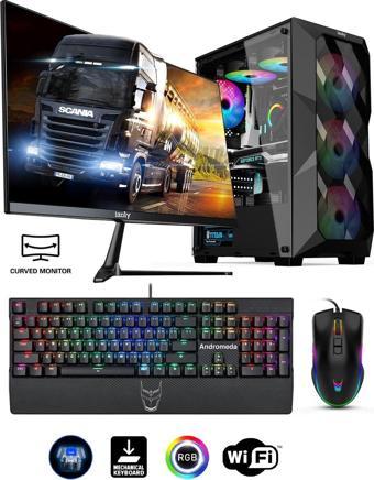 izoly Cradily Y I3-10100f 16gb 512gb M.2 Nvme Rtx 2060s 6gb 27" 165hz Oyuncu Masaüstü Bilgisayarı