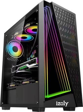 izoly Hades I3 10100f 16gb 256gb M2 Ssd Rx 550 4gb Oyuncu Masaüstü Bilgisayarı