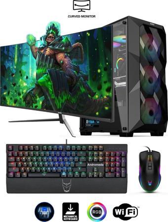 izoly İzoly Gloom Y İ3-12100F 16GB 512GB M.2 NVMe RTX 2060S 6GB 27" 165Hz Oyuncu Masaüstü Bilgisayarı