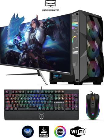 izoly İzoly Sellow Y Ryzen 7 3700X 16GB 256GB M.2 NVMe GTX1660S 6GB 27" 165Hz Oyuncu Masaüstü Bilgisayarı