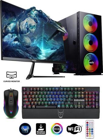 izoly İzoly Veras X i5-10400F 32GB 256GB M.2 NVMe 1660S 6GB 24" Uyumlu Oyuncu Masaüstü Bilgisayarı