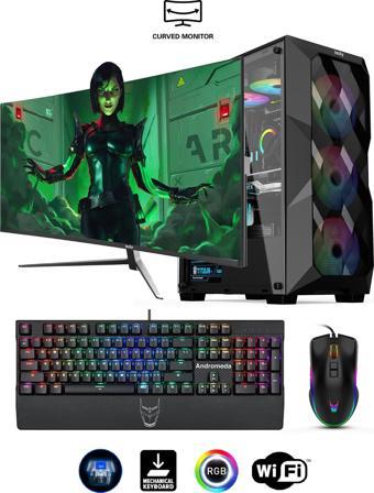 izoly Kadabra Y i5-12400F 16GB 256GB M.2 NVMe RX 580 8GB 27" 165Hz Oyuncu Masaüstü Bilgisayarı