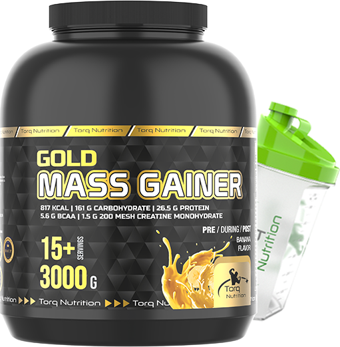 Torq Nutrition Gold Mass Gainer Karbonhidrat Tozu 3000 Gr - Muz Aromalı