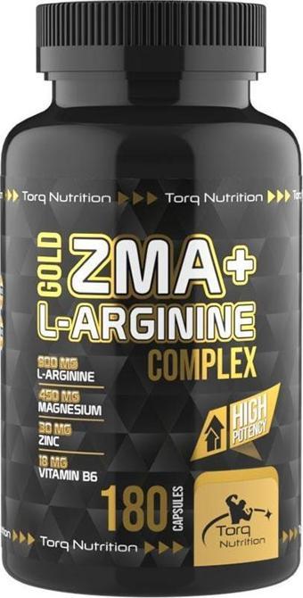 Torq Nutrition Gold ZMA + L-Arginine Complex 180 Kapsül