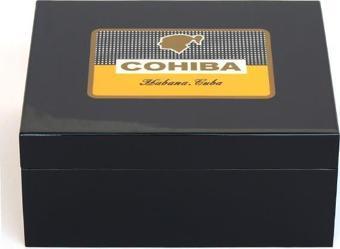 Cohiba Sedir Humidor Puro Kutusu Siyah