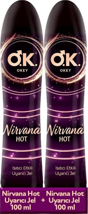 Okey Nirvana Hot Uyarıcı Jel 2 x 100 ML