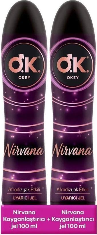 Okey Nirvana Uyarıcı Jel 2 x 100 ML