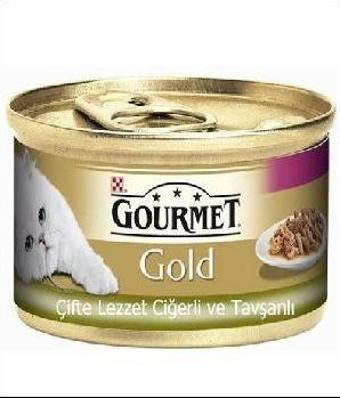 Gourmet Gold Ciğerli Ve Tavşanlı Parça Etli 85 G