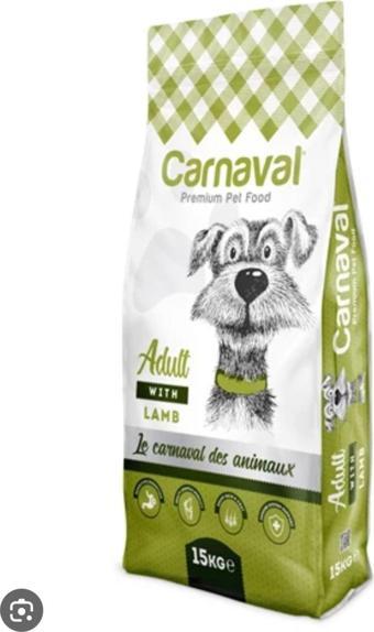 Carnaval Premium Kuzu Etli Ve Pirinçli Yetişkin Köpek Maması 15 Kg