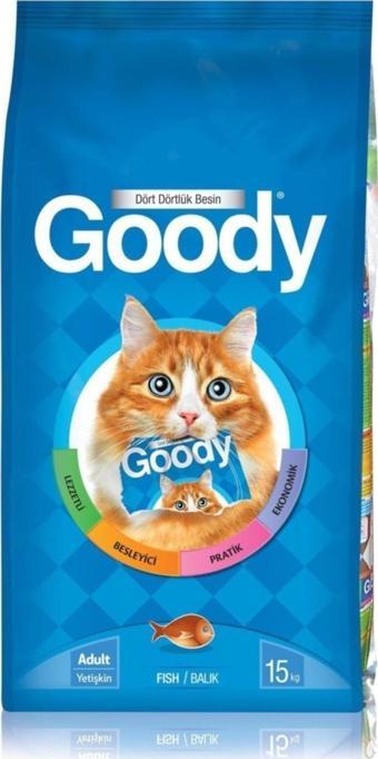 Goody Balıklı Yetişkin Kedi Maması 15 kg