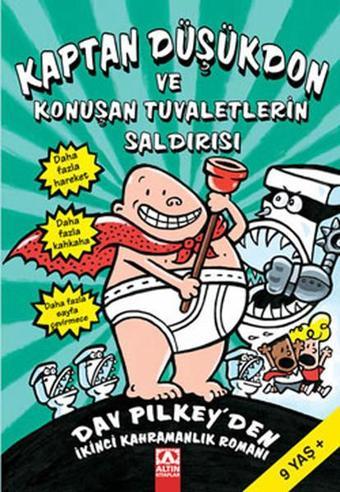 Kaptan Düşükdon ve Konuşan Tuvaletlerin Saldırısı - Dav Pilkey - Altın Kitaplar