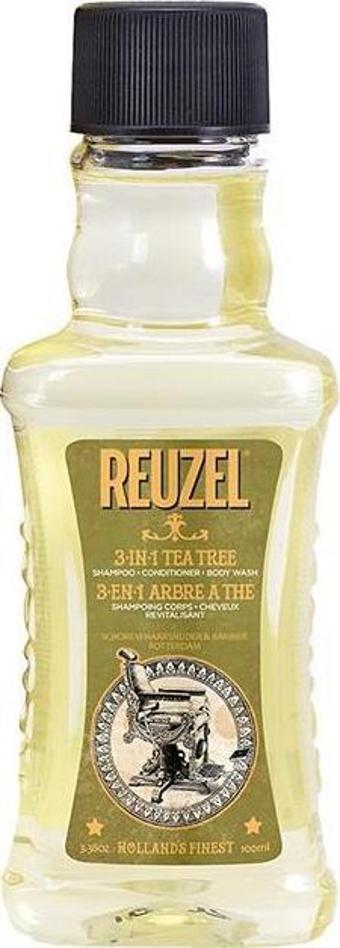 Reuzel Tea Tree Erkekler için 3ü1 Arada Şampuan 100ML