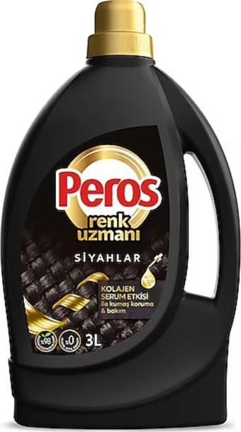 Peros Renk Uzmanı Kolajen Serum Etkisi Siyahlar Sıvı Deterjan 3 lt