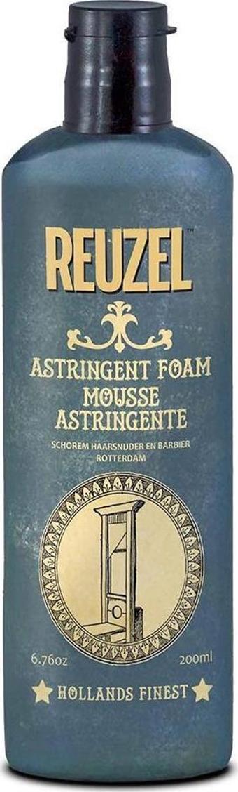 Reuzel Astringent Foam Erkekler için Yüz Temizleme 200ML