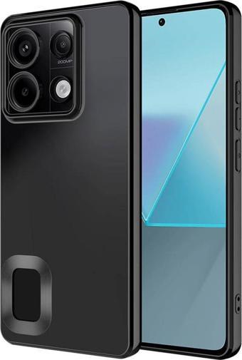 Xiaomi Redmi Note 13 Pro 5G Kılıf Köşeleri Renkli Şeffaf Kamera Korumalı Silikon Luxury Kapak