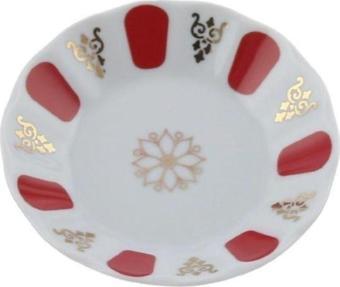 Porland Kırmızı Yaldız Çay Tabağı 11cm Tekli 04POR005231