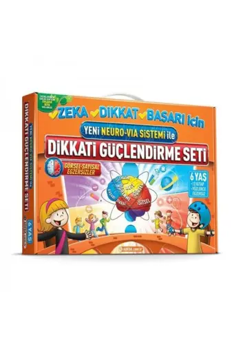 Dikkati Güçlendirme Seti 6 Yaş (3 Kitap Takım) - Osman Abalı - Adeda Yayıncılık