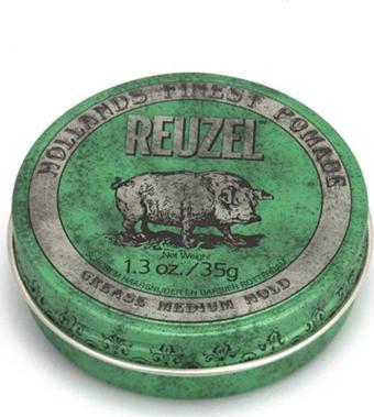 Reuzel Green Pomade Grease Erkekler için Saç Şekillendirici Krem 35Gr