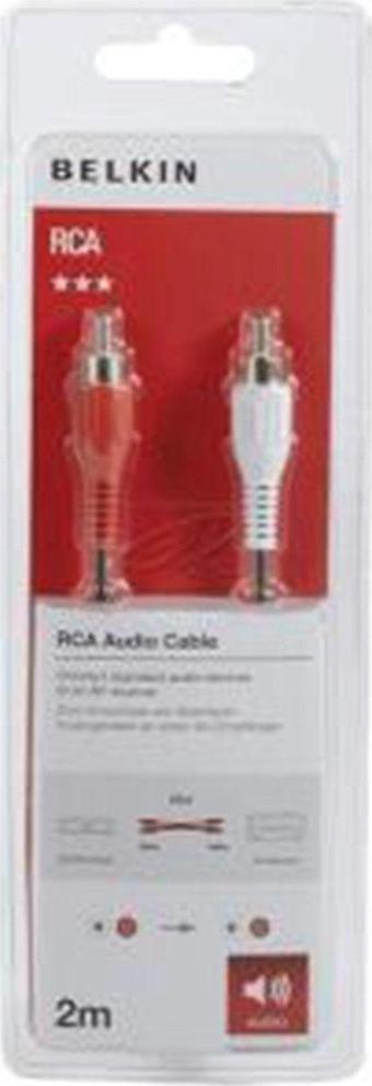 Belkin 2xRca/2xRca M/M RCA 2Metre Ses Kablosu f3y097bf2m