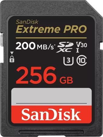 Sandisk Extreme Pro 256gb 200/140mb/s Sdxc V30 Uhs-ı U3 Hafıza Kartı Sdsdxxd-256g-gn4ın