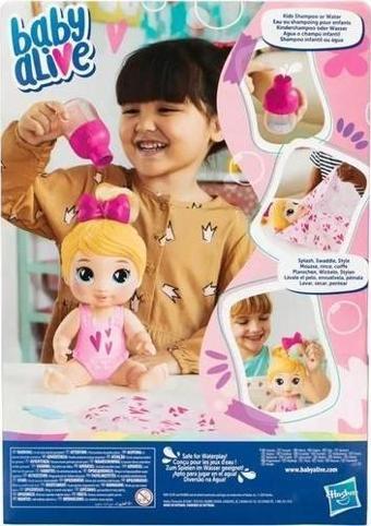 Baby Alive Bebeğimle Şampuan Eğlencesi F8853 F9119 Lisanslı Ürün