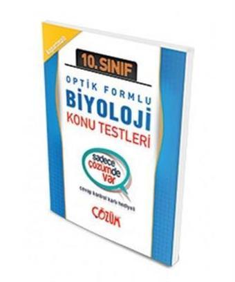 10.SINIF BİYOLOJİ  OPTİK FORMLU  K.TESTİ YAPRAK TEST - ÇÖZÜM YAYINLARI