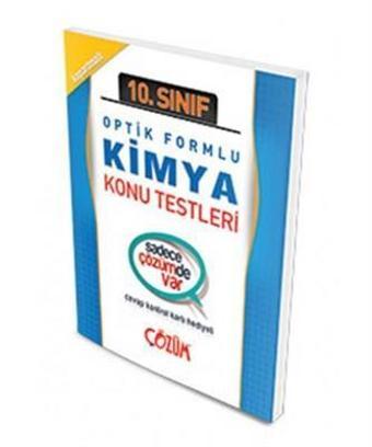 10.SINIF KİMYA OPTİK FORMLU KONU TESTİ YAPRAK TEST - ÇÖZÜM YAYINLARI